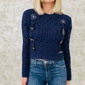 Tara Jarmon Cropped Sweater